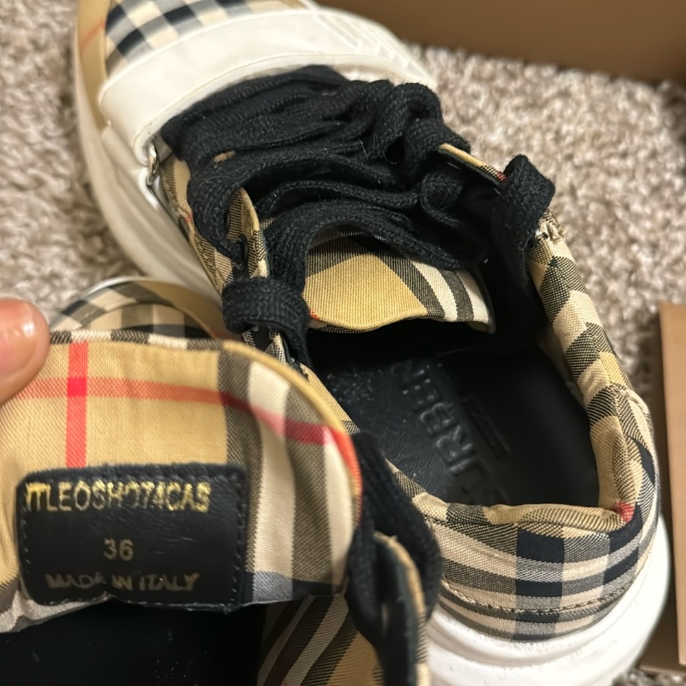 Regis Check Trainer Sneakers - Picture 4 of 5